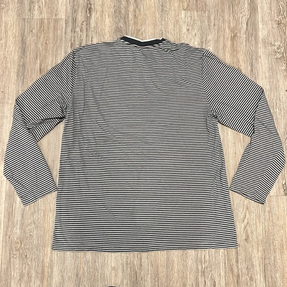 Lacoste Stripe Long Sleeve Tee - Picture 7 of 11